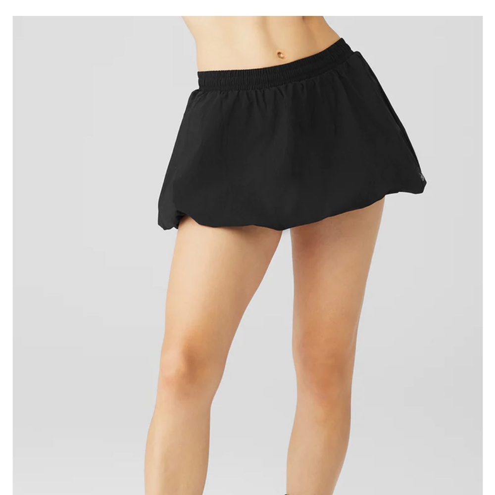 Alo black bubble skirt